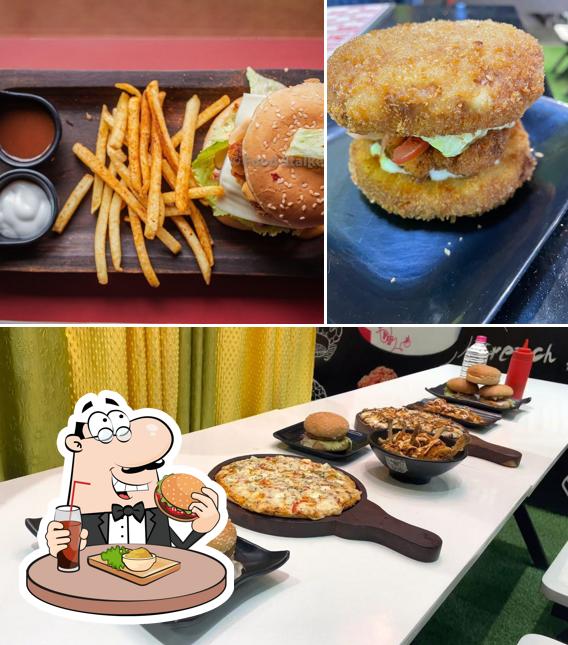 Get a burger at Al Baik