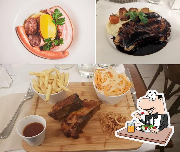 Lumache e creme brulee al Au Pied de Cochon