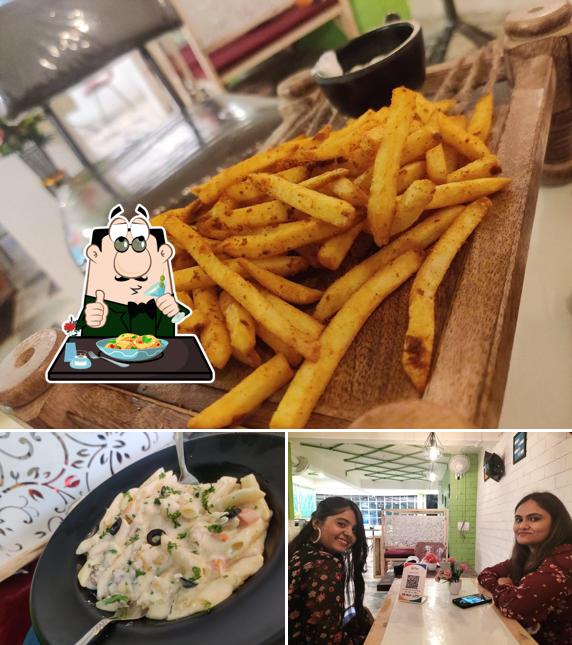 This is the photo depicting food and interior at American Grill's Nagpur