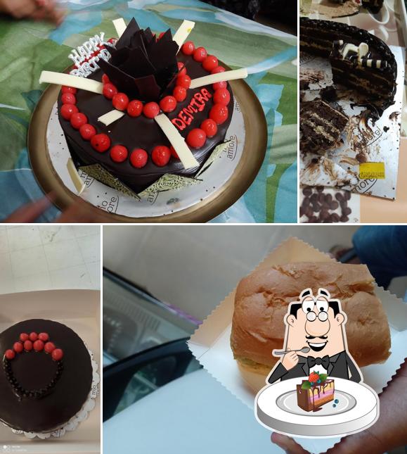 Chocolate cake at Mio amore