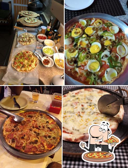 No Os Renatos, você pode provar pizza