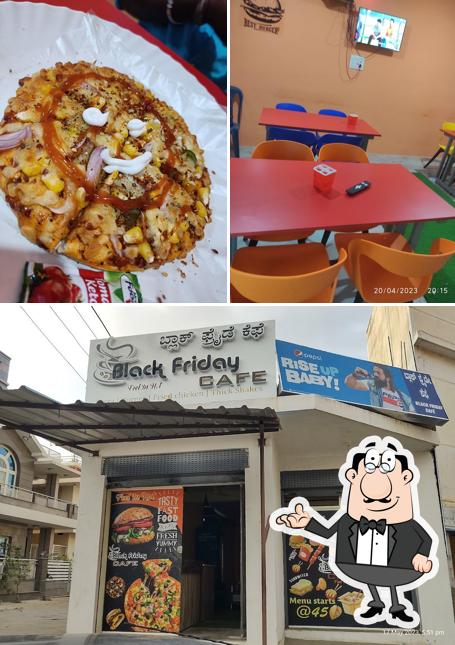 The interior of BLACK FRIDAY CAFE