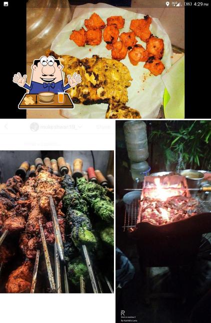 Food at HFC Kebab stall