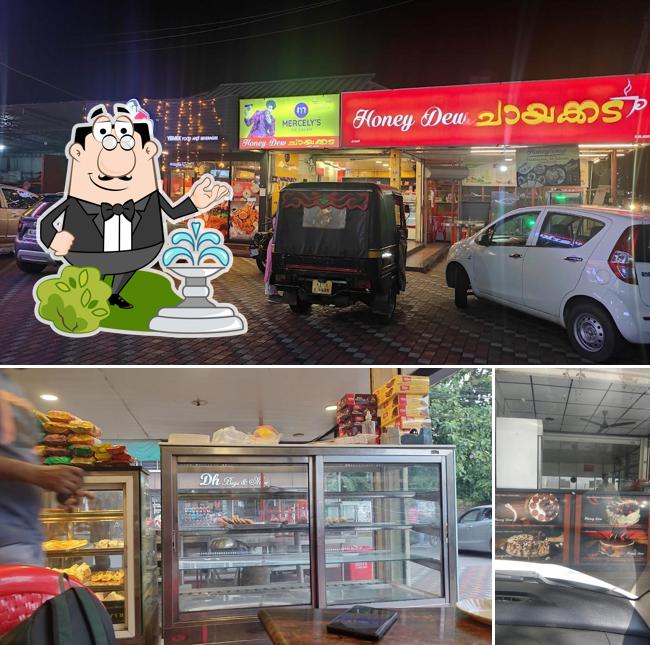 The exterior of Honey Dew Bakers