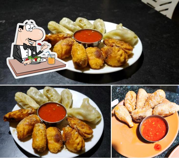 Food at Bikas Chicken 65 and Momos