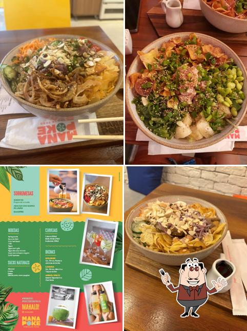 Platos en Mana Poke Granja Viana: Restaurante, Comida Havaiana, Delivery em Cotia