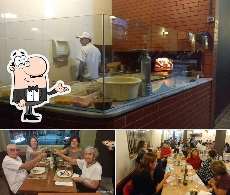 Veja imagens do interior do Pizzaria Urca