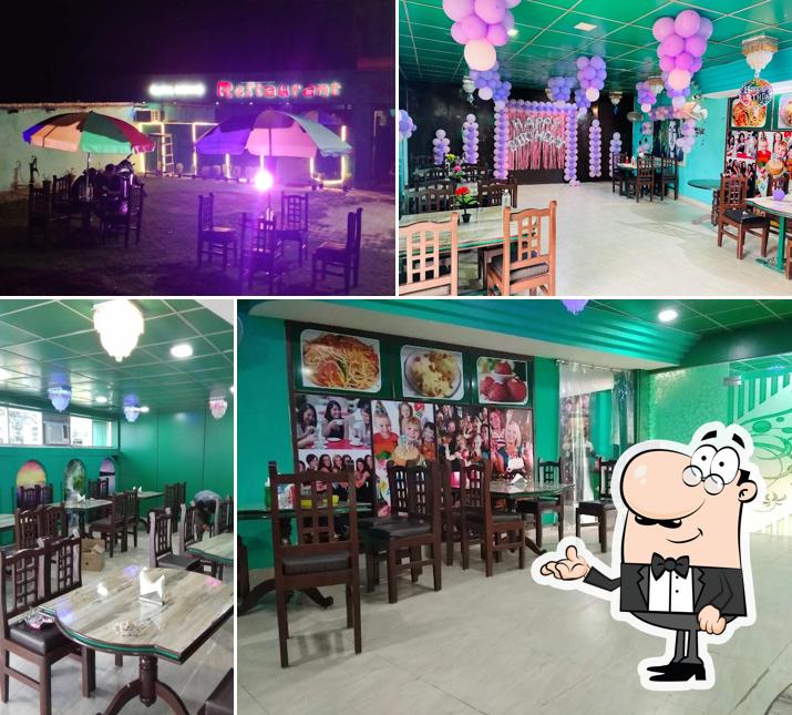 The interior of Near siktaur chauraha