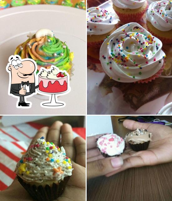 Here's a photo of Anu's Cupcake Castle