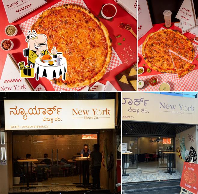 This is the image displaying food and interior at New York Pizza Co