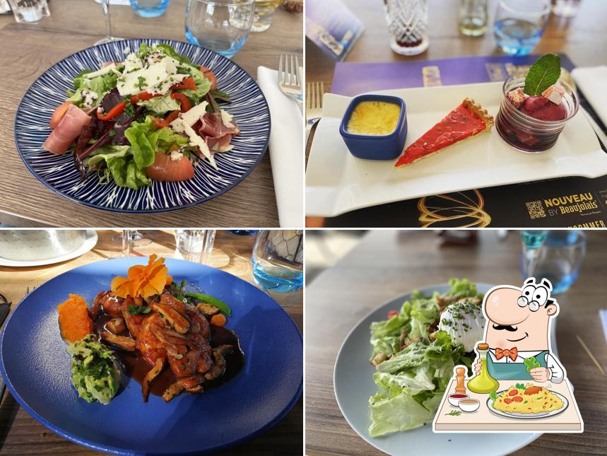 Nourriture à Bistrot le Toit Bleu - Restaurant Toit Terrasse Canet en Roussillon