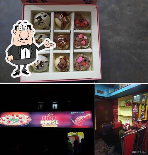 The interior of Pizza House