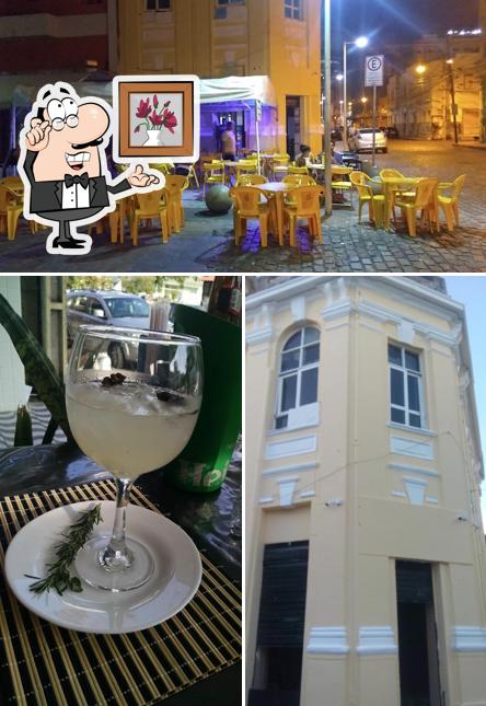 O interior do Rota do Marujo Bar Rest e Eventos-Praça da Moeda -Recife Antigo