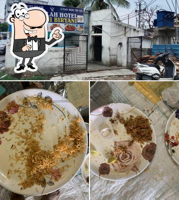 The interior of Bismillah Hotel Kalyani Biryani