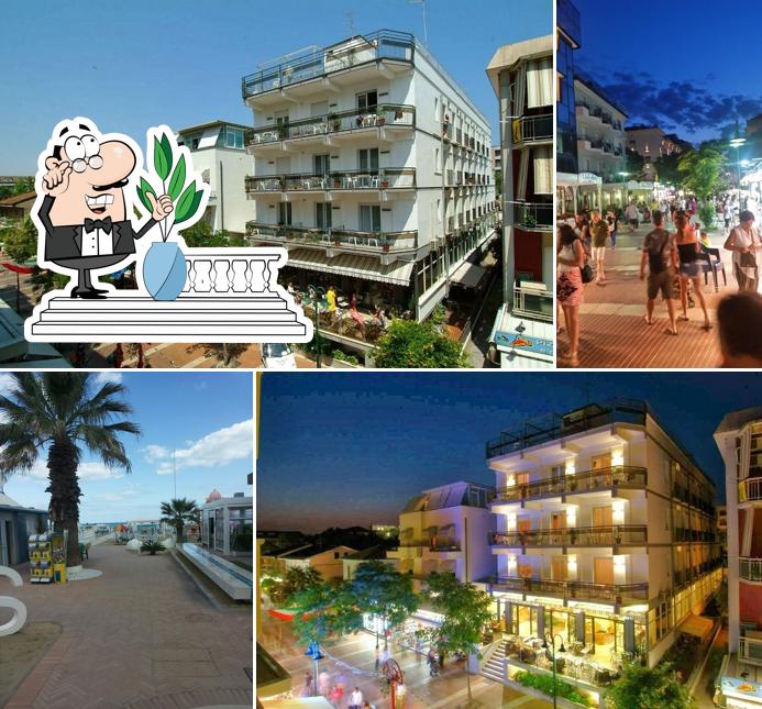 Gli esterni di Hotel Major