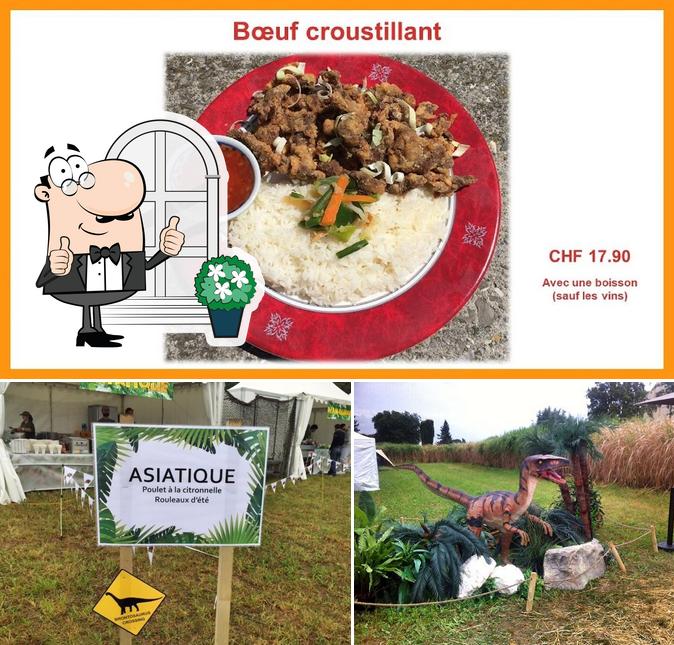 Tra le diverse cose da La Route de la Soie si possono trovare la esterno e cibo