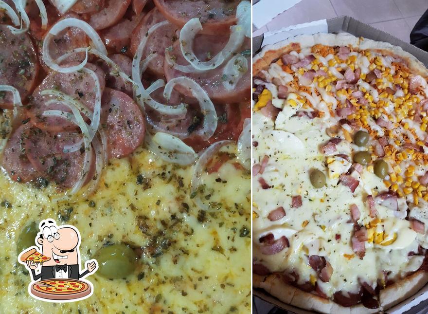 Peça diferentes estilos de pizza