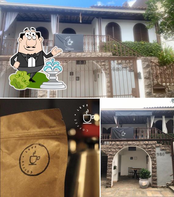 O exterior do Coffee Leve