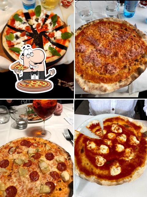 Scegli tra le svariate varianti di pizza