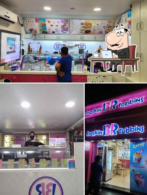 Check out how Baskin Robbins looks inside