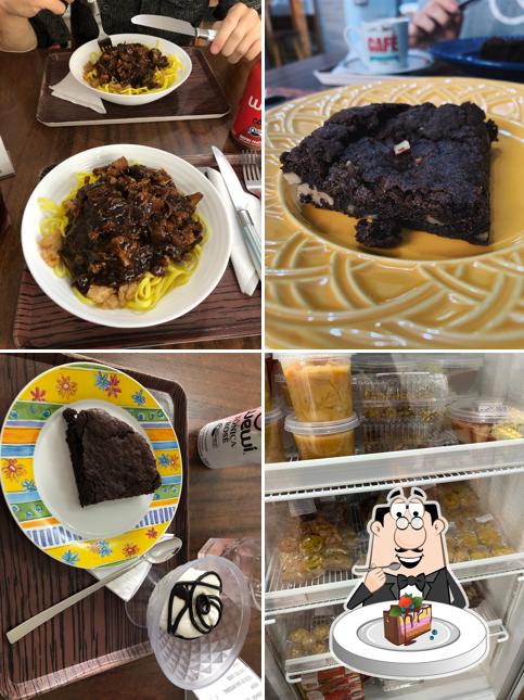 Bolo de chocolate em Veganos em Saturno