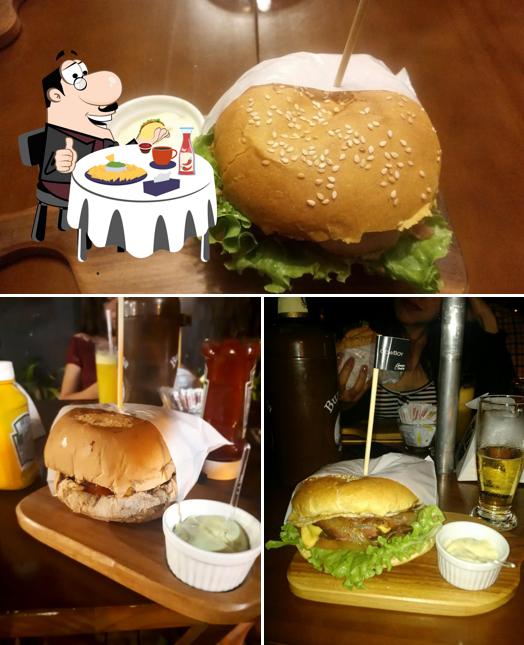 Consiga um hambúrguer no Santo Canto Restaurante e Hamburgueria em Dourados