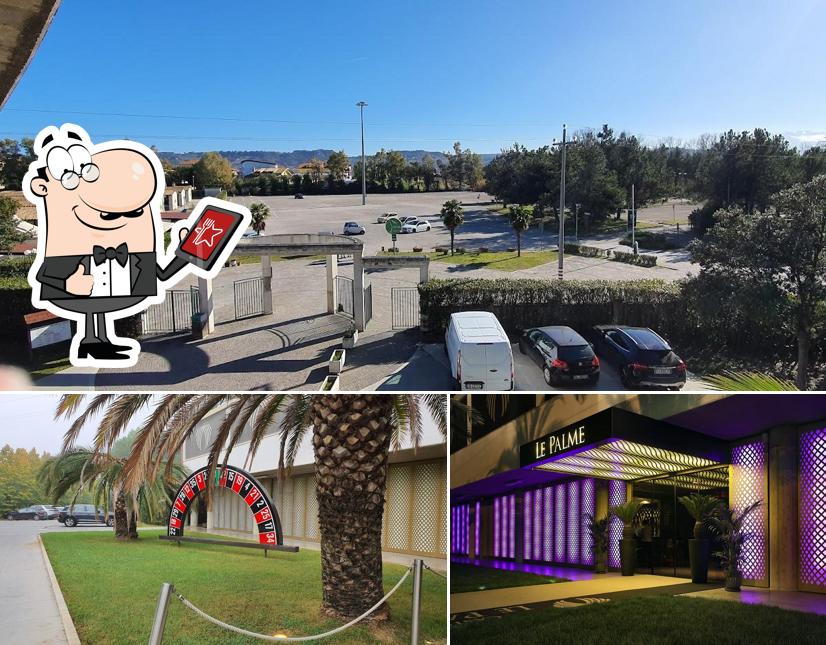 Curiosa tra l'area esterna di Casinò Le Palme