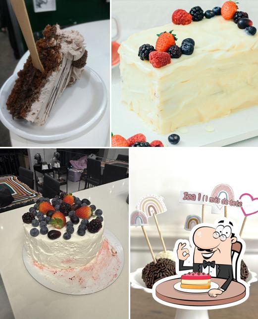 Bolo de queijo em Vovó Vegana