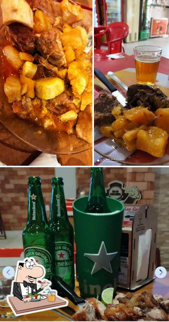 Carne assada em Bar do Carlinhos