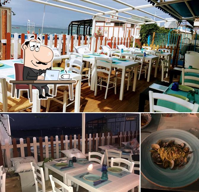 La foto di interni e bevanda da Pazziella Beach Bar & Restaurant