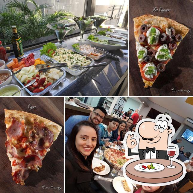 Platos en Pizzaria Canttone