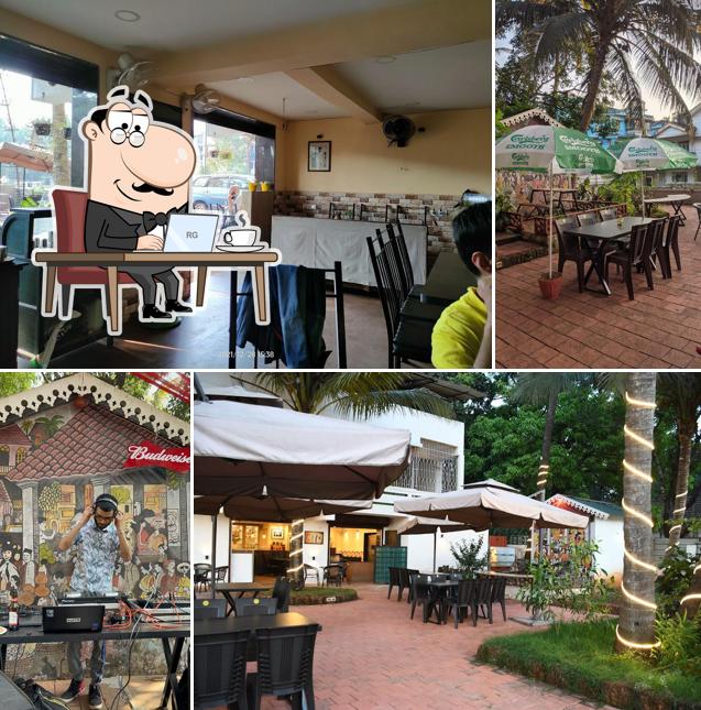 The interior of Shalini Bar and Restaurant