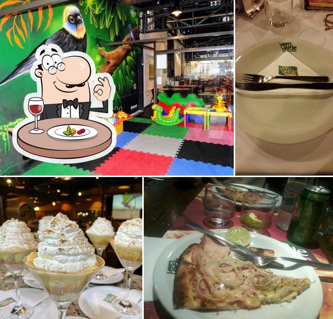 Platos en Vero Verde Pizzaria