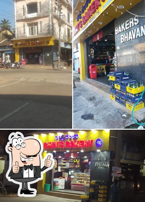 Look at the picture of Bhat's Bakery