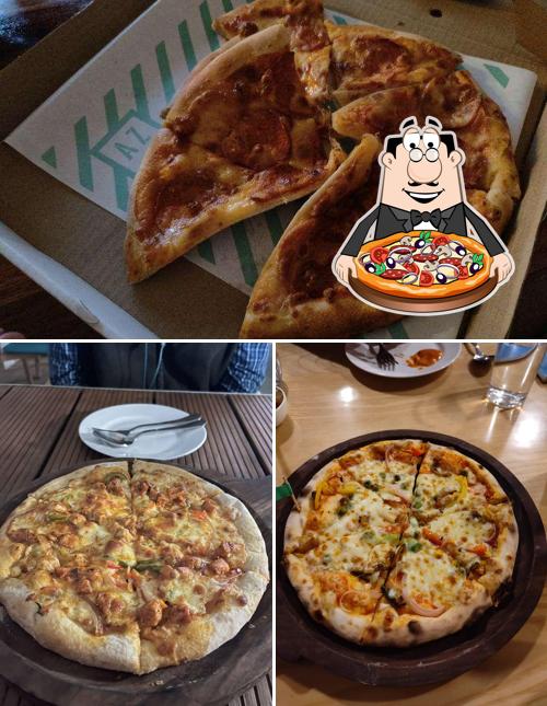 Try out pizza at Cafe Azzure : Airport Road