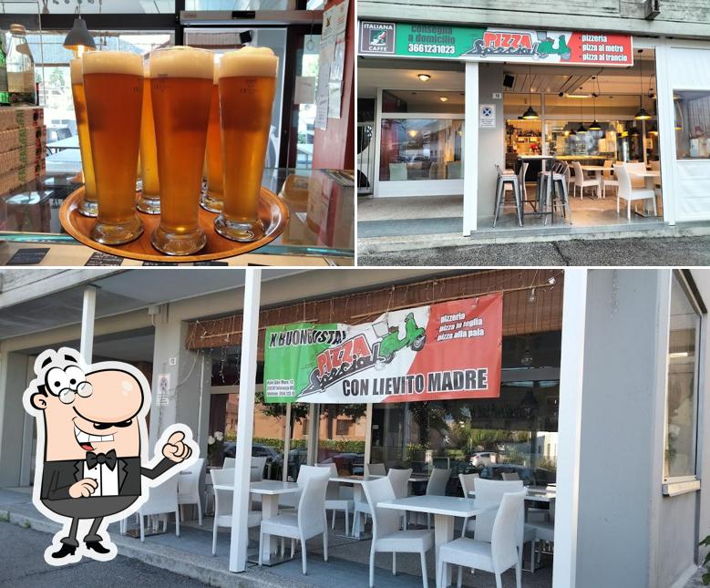 La interni e birra del ristorante