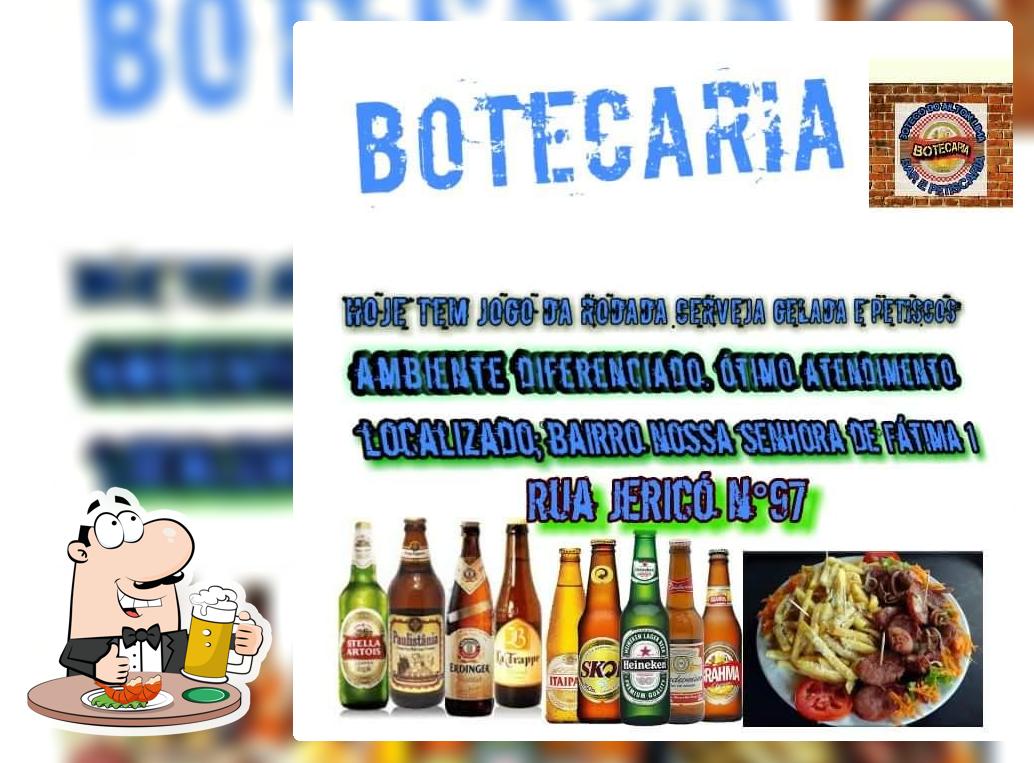 BOTECARIA serve uma gama de cervejas