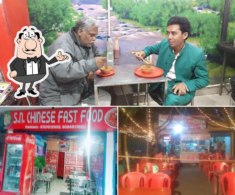 The interior of Hotel. S.N. Chinese Fast Food