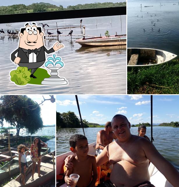 a área exterior é uma característica importante do Bar DasTilápias