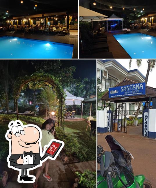 You can get some fresh air at the outside area of Olegario's