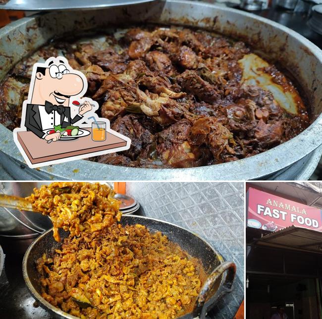This is the image displaying food and exterior at Anamala Fast Food