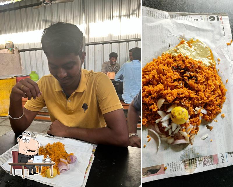 The interior of Sri Sai Aalubhat Centre Kalaburagi