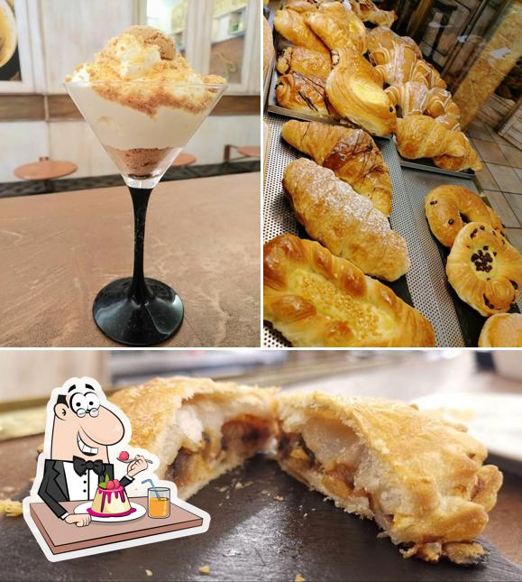 Vimì Cafè serve un'ampia varietà di dolci