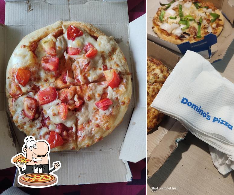 At Domino's Pizza Shanti Nagar, Thane, you can try pizza