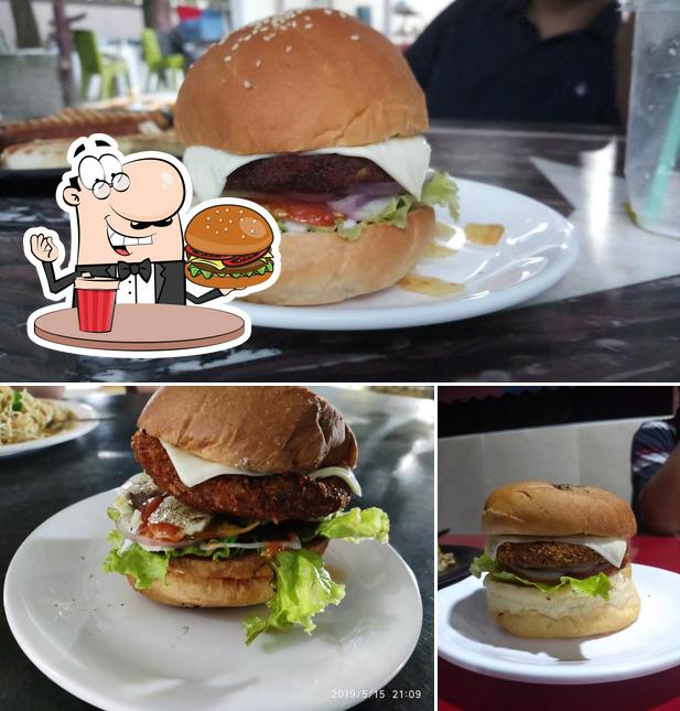 Try out a burger at Billoo's Restaurant