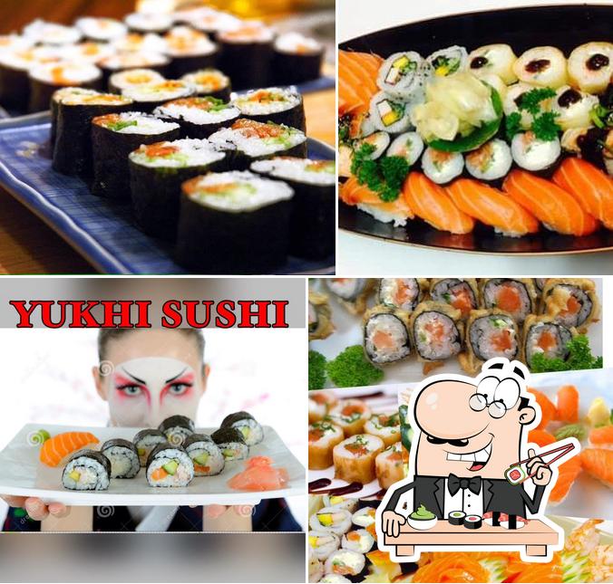 Escolha diversas opções de sushi