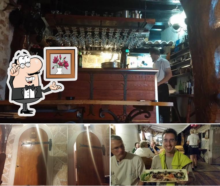 Gli interni di Konoba Dupini