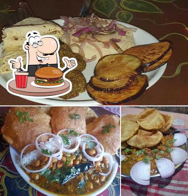 Try out a burger at Cafe milega Arambol