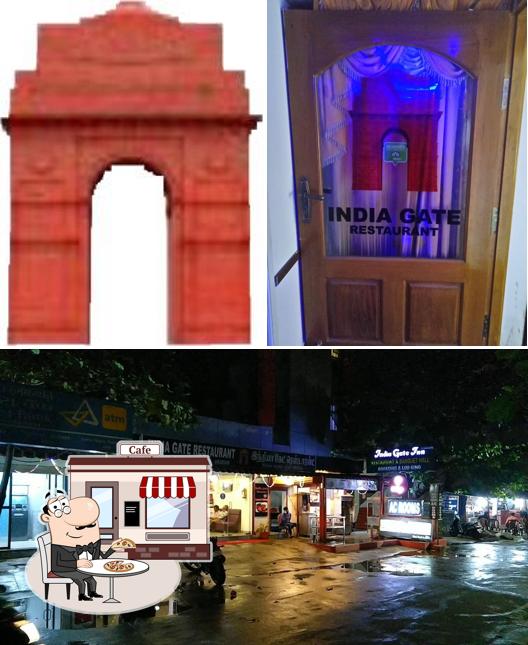 The exterior of IndiaGate Restaurant