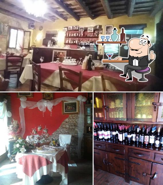 Gli interni di Pane E Vino